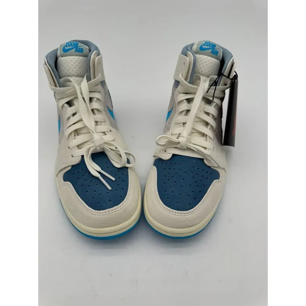 Nike Air Jordan 1 High Zoom CMFT 2-Sail/DK Powder Blue/M-‎ 7.5/W-9 New w/Box